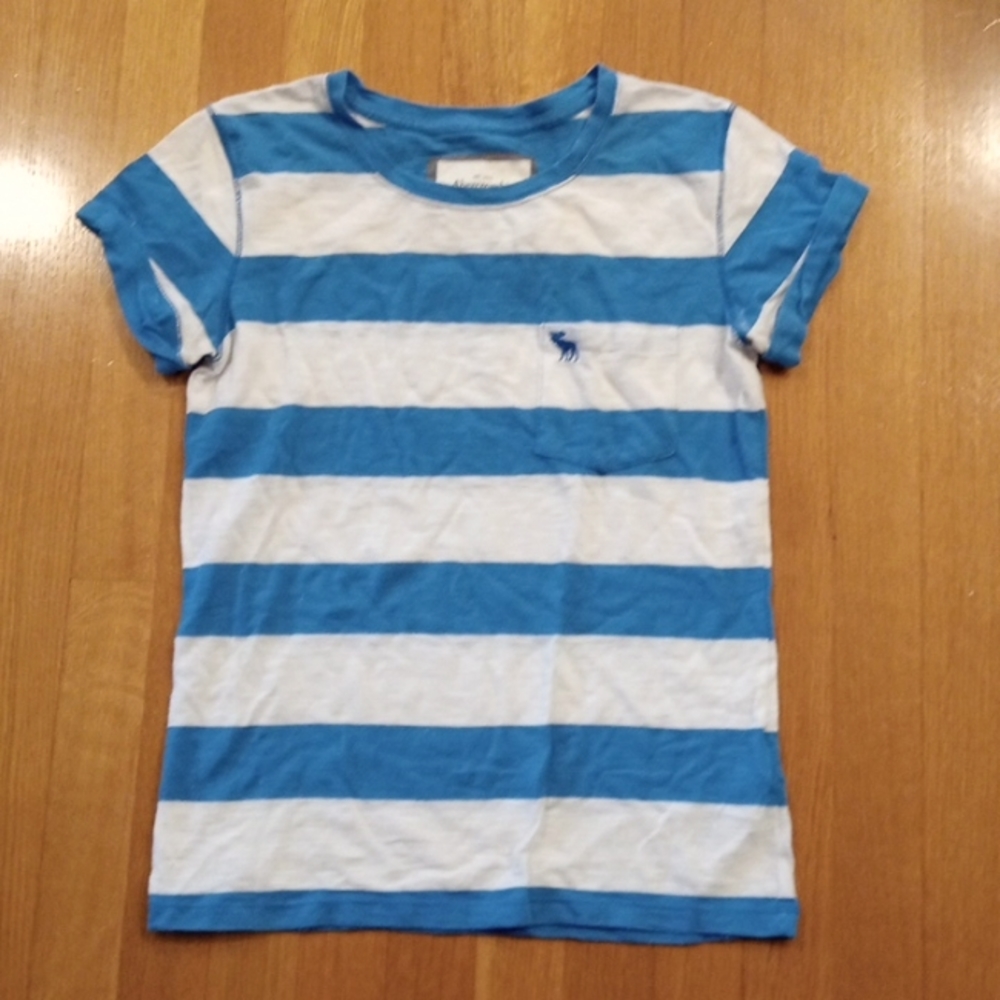 Y2K Abercrombie and Fitch Striped Juniors Top Small
